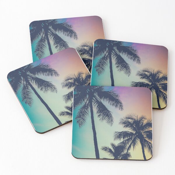 Item preview, Retro sunset palm trees designed and sold by Strale25kv.