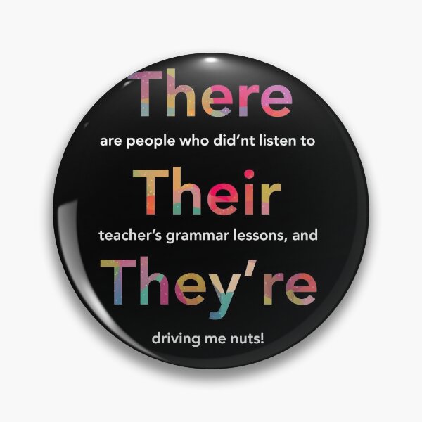 Item preview, Grammar Police There Their They're Gift designed and sold by freeArt10.
