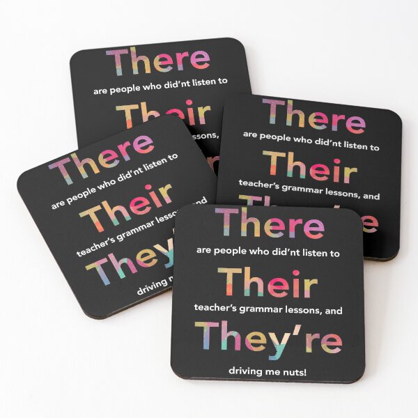 Item preview, Grammar Police There Their They're Gift designed and sold by freeArt10.