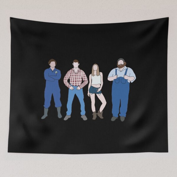 Item preview, Wayne, Katy, Daryl, and Dan characters Letterkenny comedy movie designed and sold by FittsWilliam.