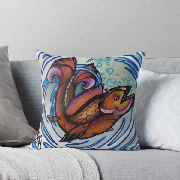 Item preview, happy fish tattoo art designed and sold by resonanteye.