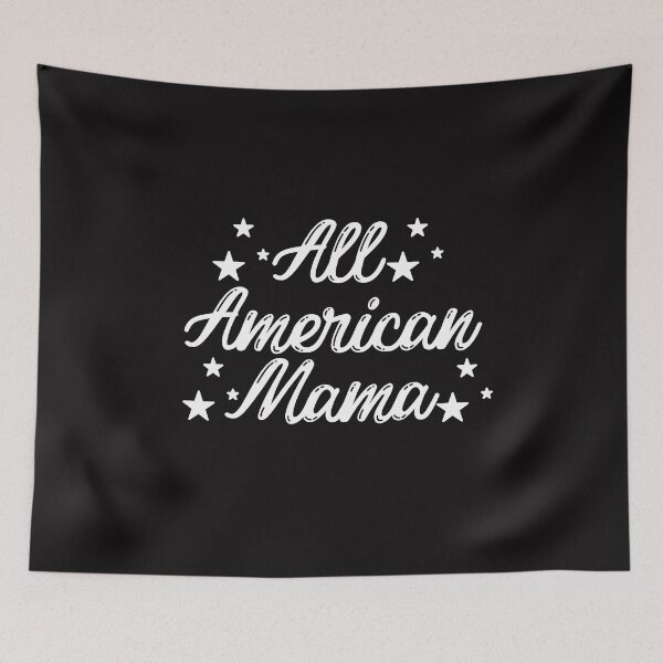 Item preview, Vintage All American Mama Typography  designed and sold by garniturex.