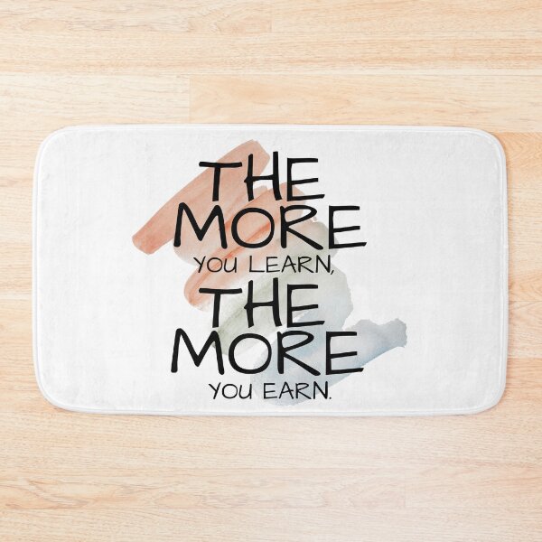 Item preview, The more you learn, the more you earn. designed and sold by VLTees.