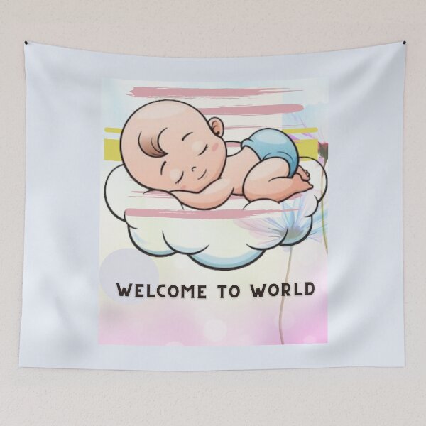 Item preview, A baby emerges for a shy hello designed and sold by rzouroub.