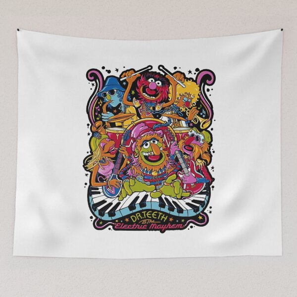Artikelvorschau, Muppets Animal Dr Teeth und The Electric Mayhem entworfen und verkauft von TheMuppetShow.