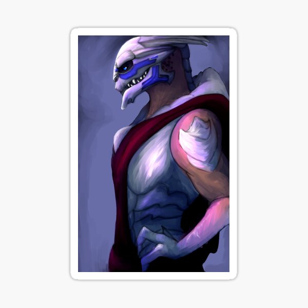 Side-boob Garrus Sticker