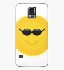 Glühende Sonne mit Sonnenbrille Hülle & Skin für Samsung Galaxy