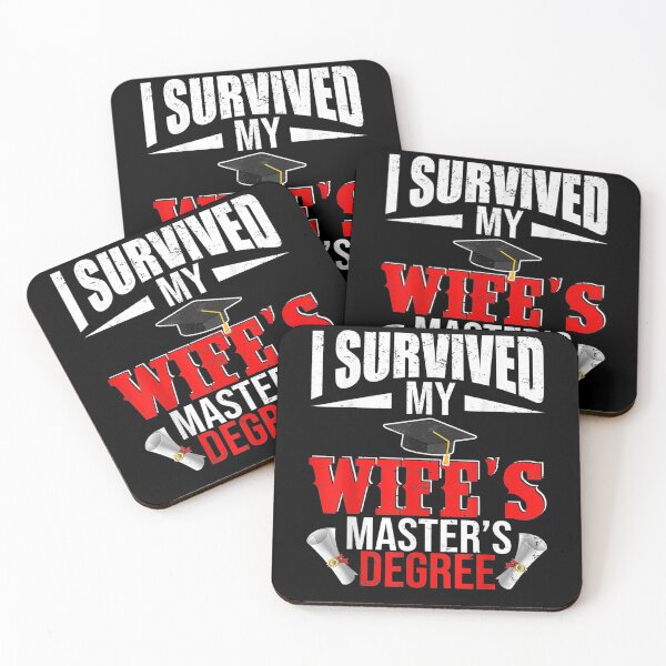Item preview, I Survived My Wife's Master's Degree Funny Graduation designed and sold by anniet33.