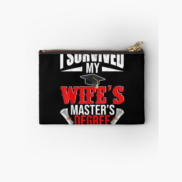 Item preview, I Survived My Wife's Master's Degree Funny Graduation designed and sold by anniet33.