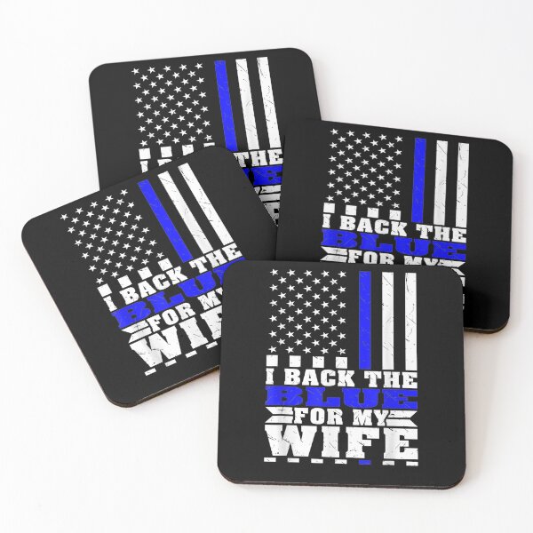 Item preview, Mens I Back The Blue For My Wife Proud Police Husband Spouse designed and sold by anniet33.