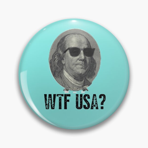 Item preview, Vintage WTF usa typography  designed and sold by garniturex.