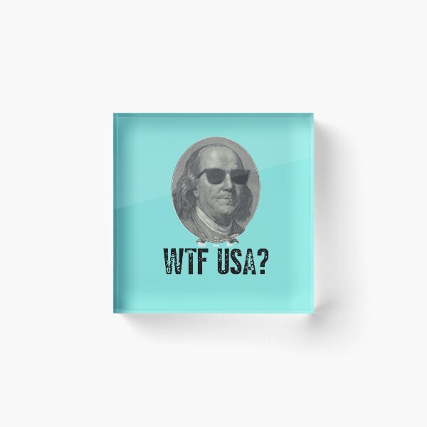 Item preview, Vintage WTF usa typography  designed and sold by garniturex.