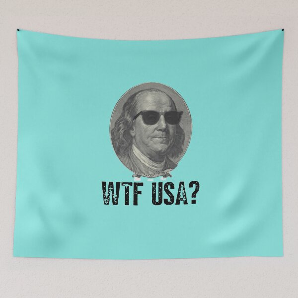 Item preview, Vintage WTF usa typography  designed and sold by garniturex.