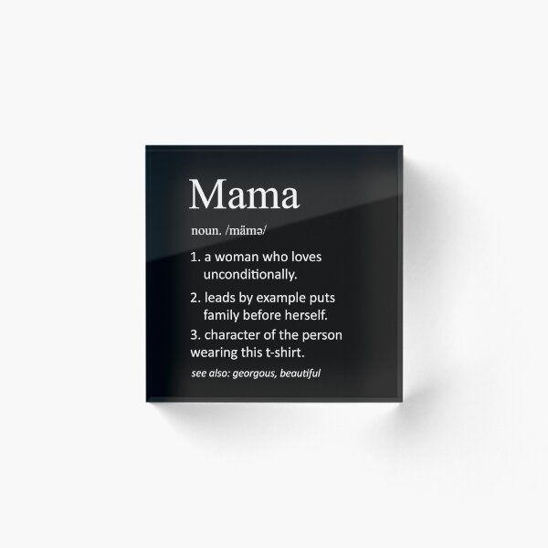 Item preview, Mama Definition Mom Funny Mama Mother Definition designed and sold by unlimitee.