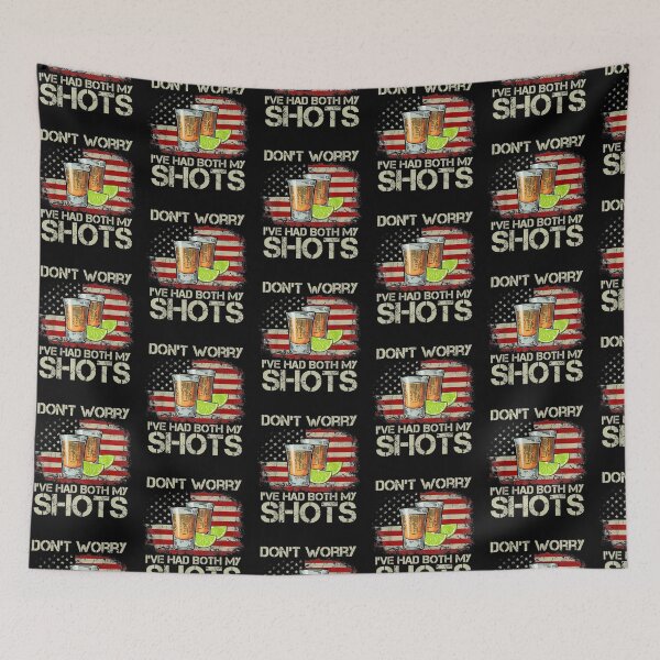 Item preview, Don't Worry I've Had Both My Shots American Flag 4th of July designed and sold by wilsonart91.