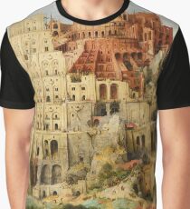Pieter Bruegel Tower of Babel Graphic T-Shirt
