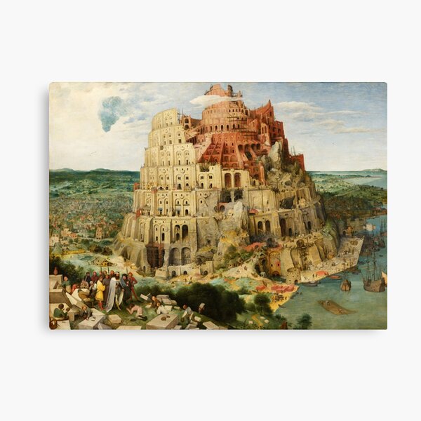 Pieter Bruegel Tower of Babel Canvas Print
