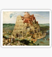 Pieter Bruegel Turm zu Babel Sticker