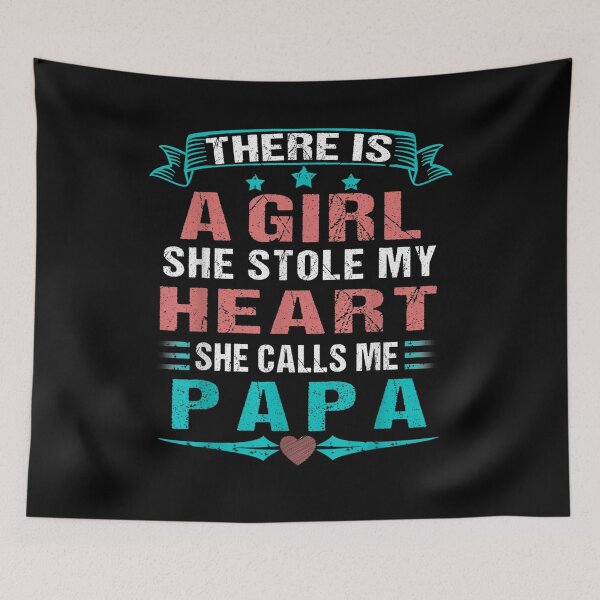 Item preview, Vintage There Is A Girl She Stole My Heart She Calls Me Papa designed and sold by anniet33.