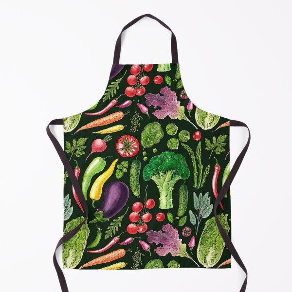 Item preview, Vegetable and herbs garden on dark green designed and sold by Katerina Mitkova Kirilova.