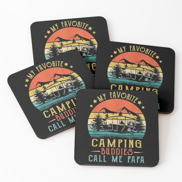 Item preview, Mens My Favorite Camping Buddies Call Me Papa Vintage Fathers Day designed and sold by tiffanyart53.