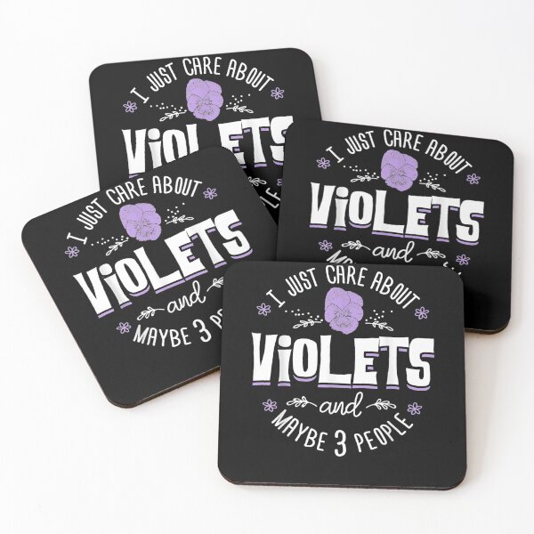 Item preview, Violets Flower Design I Just Care About Violets designed and sold by anniet33.