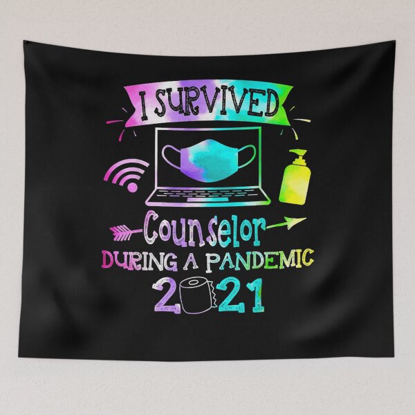 Item preview, I Survived Counselor During A Pandemic 2021 designed and sold by anniet33.