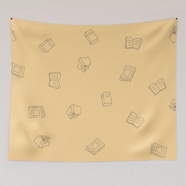 Item preview, I Love Books Black Art Print designed and sold by lineartdesigns.
