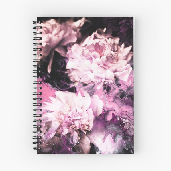 Item preview, "Bijou" Floral Plants Collage of blooming peonies wrapped in a mist of rose and purple designed and sold by N-o-r-d-l-y-s.