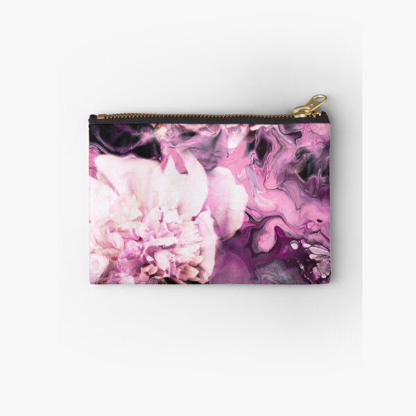 Item preview, "Bijou" Floral Plants Collage of blooming peonies wrapped in a mist of rose and purple designed and sold by N-o-r-d-l-y-s.