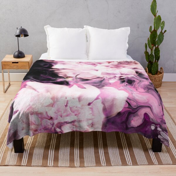 Item preview, "Bijou" Floral Plants Collage of blooming peonies wrapped in a mist of rose and purple designed and sold by N-o-r-d-l-y-s.