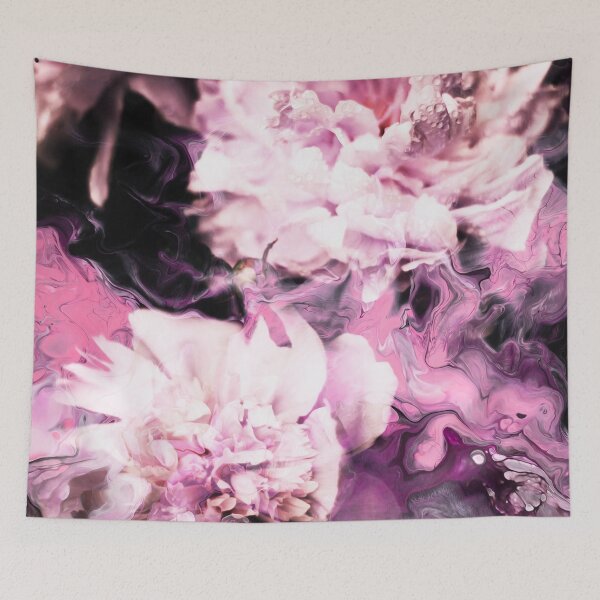 Item preview, "Bijou" Floral Plants Collage of blooming peonies wrapped in a mist of rose and purple designed and sold by N-o-r-d-l-y-s.