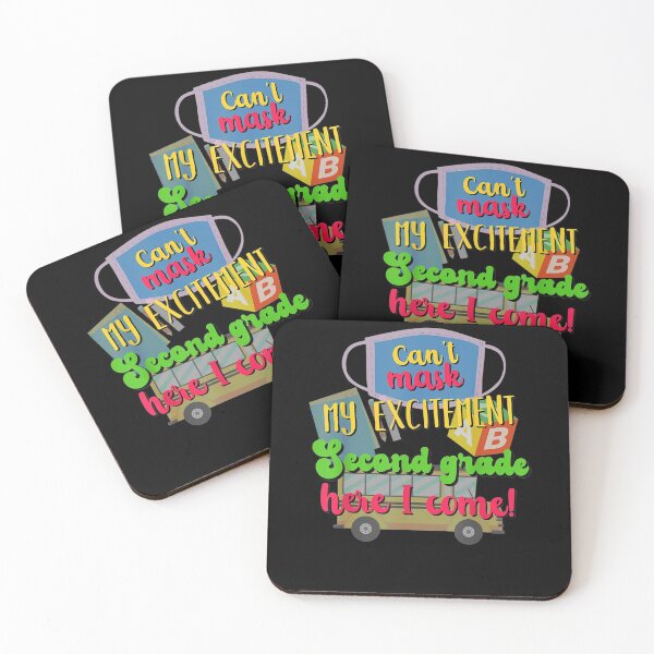 Item preview, I Can't Mask My Excitement Second Grade Here I Come designed and sold by anniet33.
