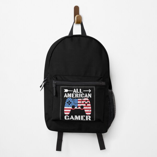 Item preview, All american gamer with us american flag 4th of july designed and sold by JooArtPrints ★★★★★.