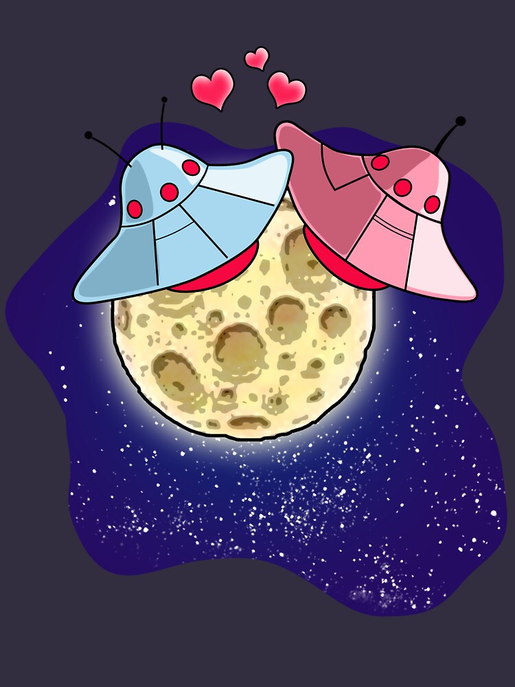 "UFOs in Love" Tshirt for Sale by mdkgraphics Redbubble ufos in