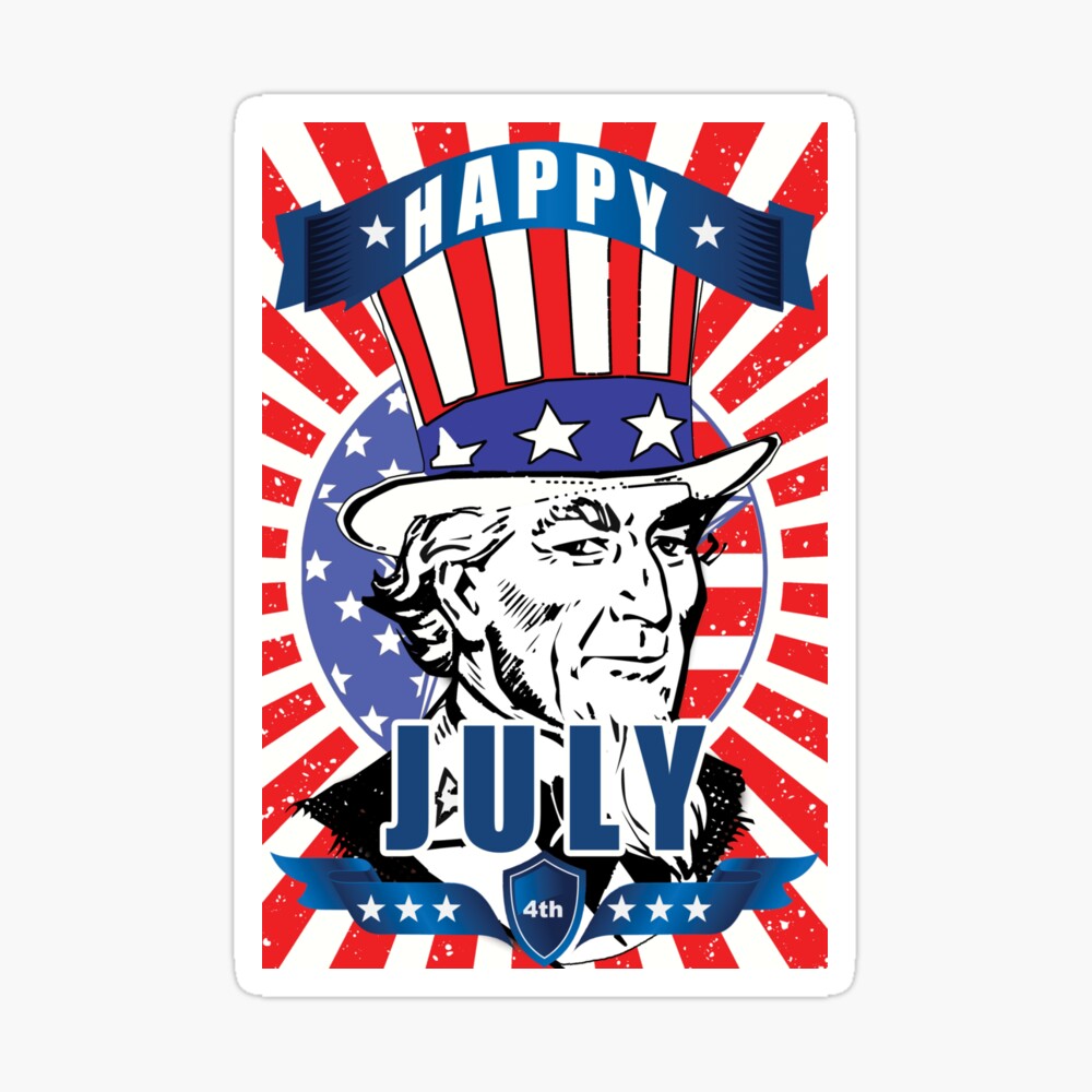 Happy 4th of July Uncle Sam 4th of July Gifts