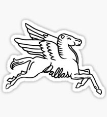 Dallas Texas Pegasus Sticker