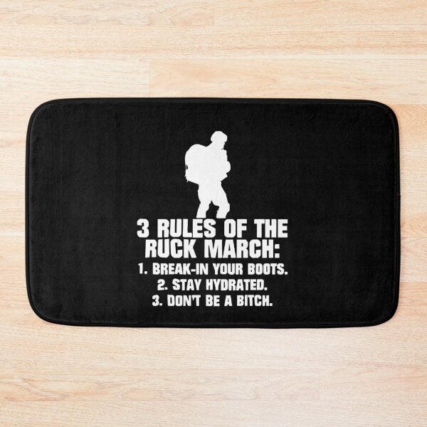 Item preview, 3 Rules of the Ruck March designed and sold by marymc curdy ⭐⭐⭐⭐⭐.