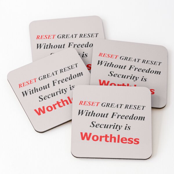 Item preview, Reset Great Reset (Without Freedom) designed and sold by SelfUpgrade.