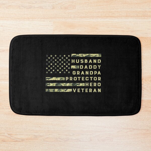 Item preview, Husband Daddy Grandpa Protector Hero Veteran USA Flag designed and sold by wilsonart91.