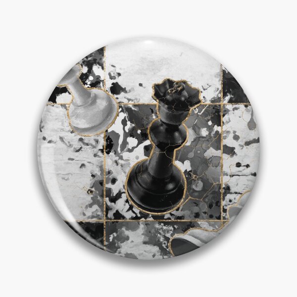 Item preview, Chess abstract art Watercolor and Gold  designed and sold by k9printart.