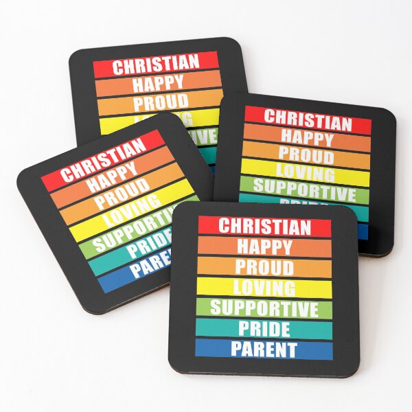 Item preview, Christian Happy Proud Loving Supportive Pride Parent designed and sold by brazvaxinle16.
