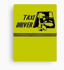 Taxi Driver (black) Canvas Print