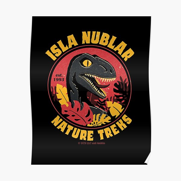 Isla Nublar Nature Treks Poster