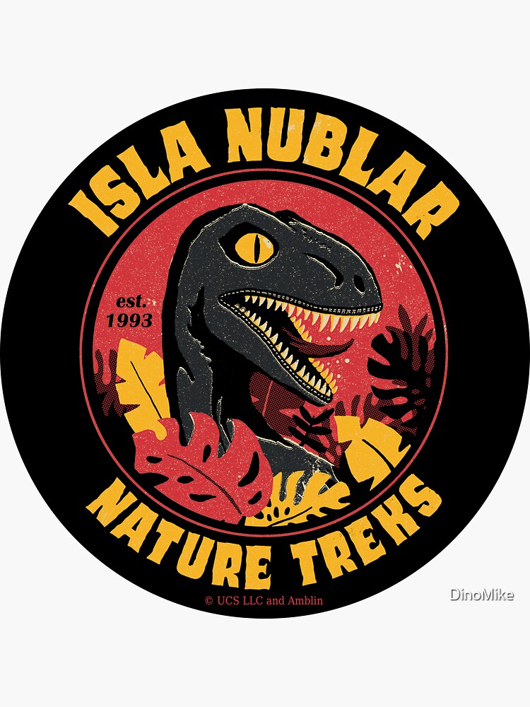 Discover Isla Nublar Nature Treks Sticker