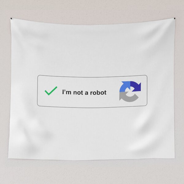 Item preview, I'm not a robot simple artwork  designed and sold by SLSandaruwan.