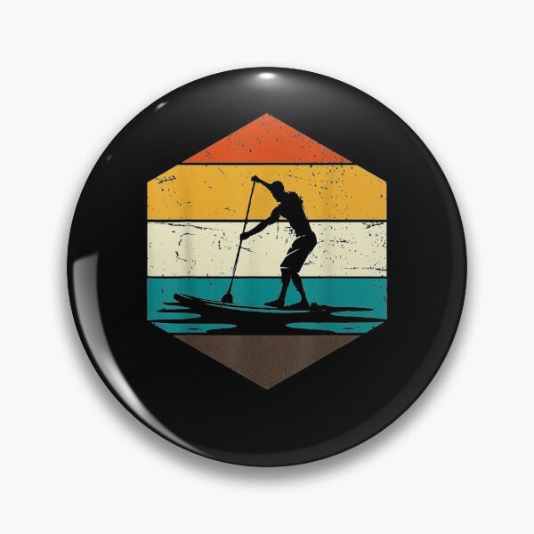 Item preview, Retro Paddler Stand Up Paddling Paddleboarder Sports Sup designed and sold by maizreo.