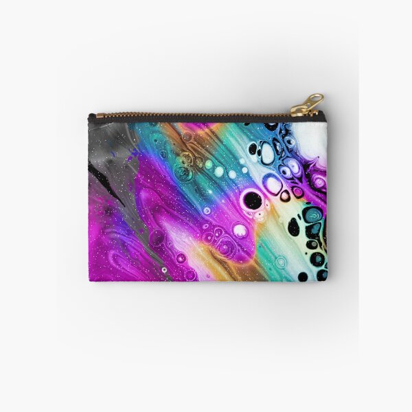 Item preview, "Rebel Rebel" abstract, colored collage of spherical currents in space in rainbow spectral colors designed and sold by N-o-r-d-l-y-s.