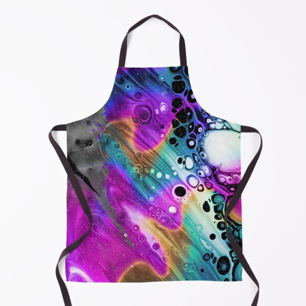 Item preview, "Rebel Rebel" abstract, colored collage of spherical currents in space in rainbow spectral colors designed and sold by N-o-r-d-l-y-s.