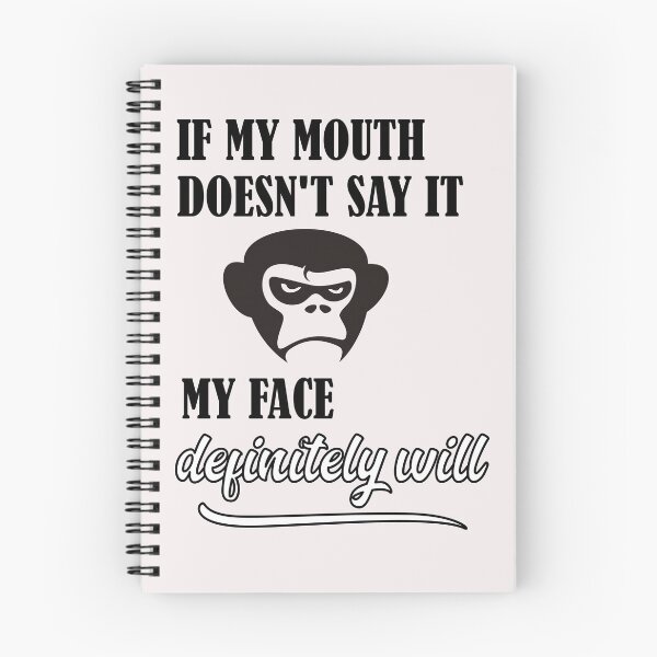 Item preview, If My Mouth Doesn't Say It My Face Definitely Will designed and sold by Hema Thilakaratne.